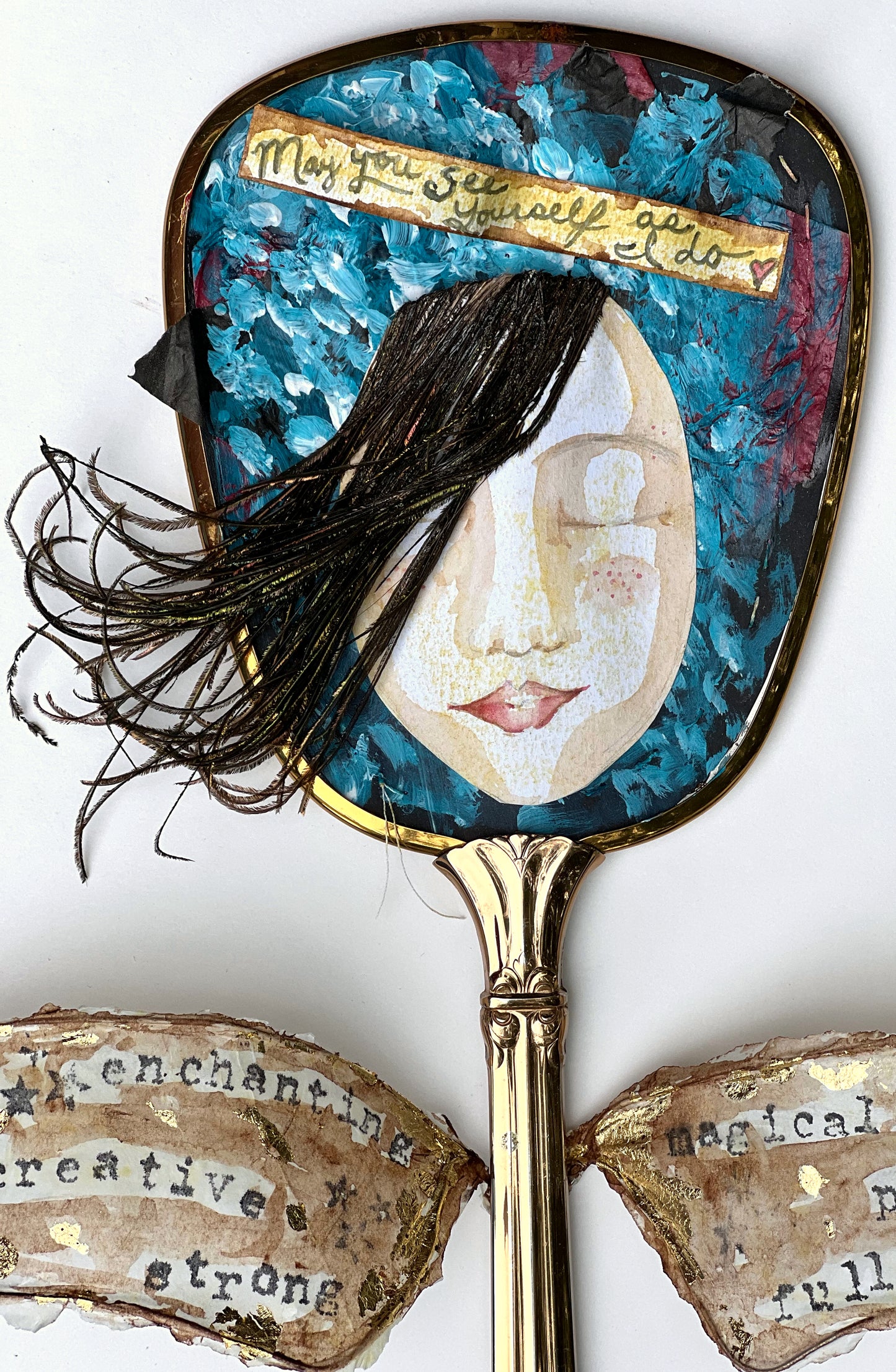 Reflection, mixed media art object