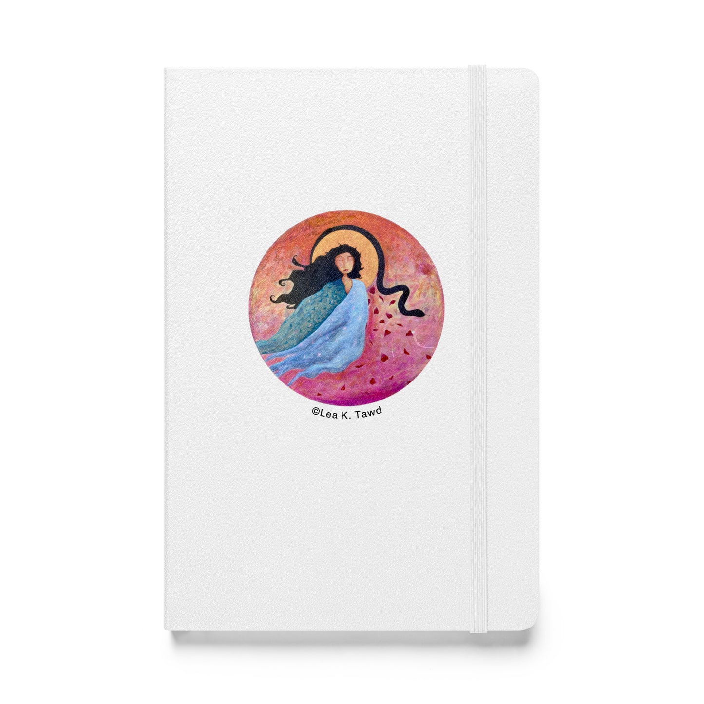 The Moon, the Snake and the Rose - Hardcover bound notebook journal